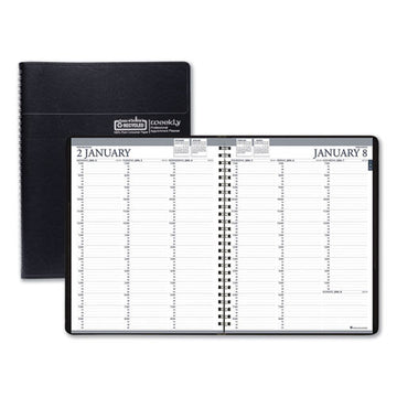 House of Doolittle™ Recycled Professional Weekly Planner, 15-minute Appts, 11 X 8.5, Blue Wirebound Soft Cover, 12-month (jan To Dec): 2022 freeshipping - TVN Wholesale